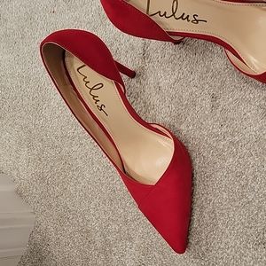 Red 6” Stiletto Heels